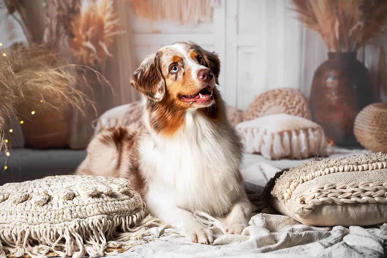 Homeshooting mit Australian Shepherd in Niederkruechten
