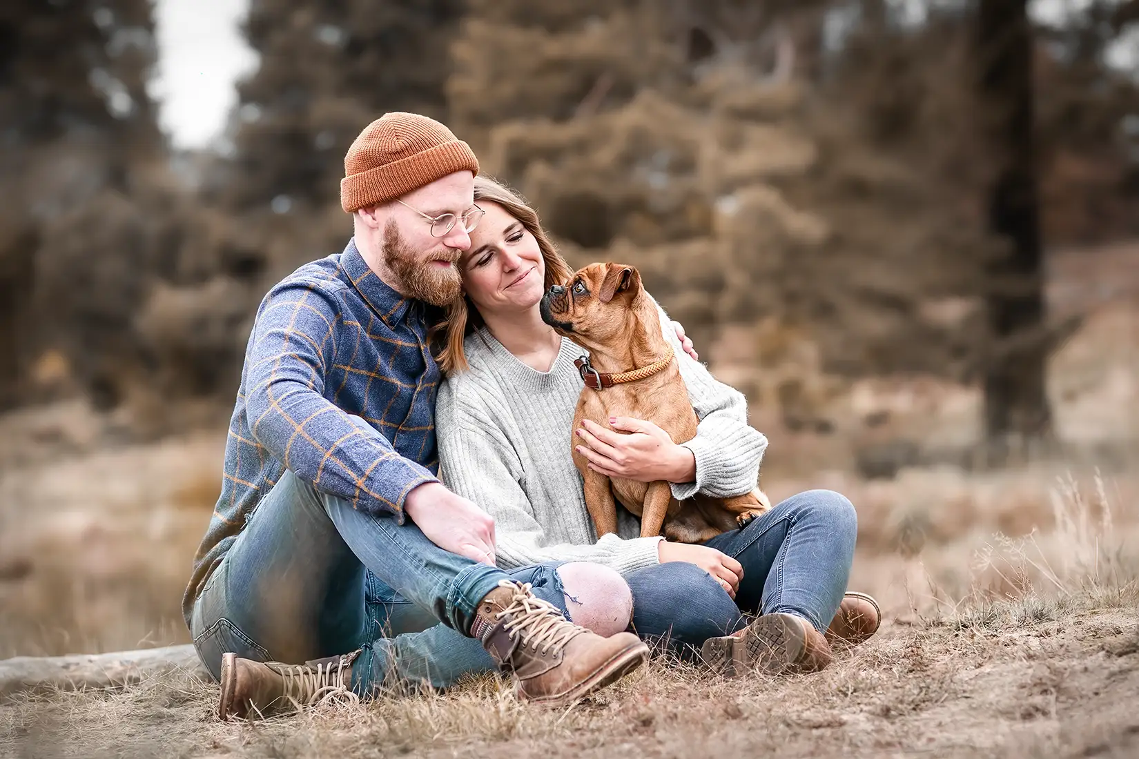 Coupleshooting mit Hund in Viersen