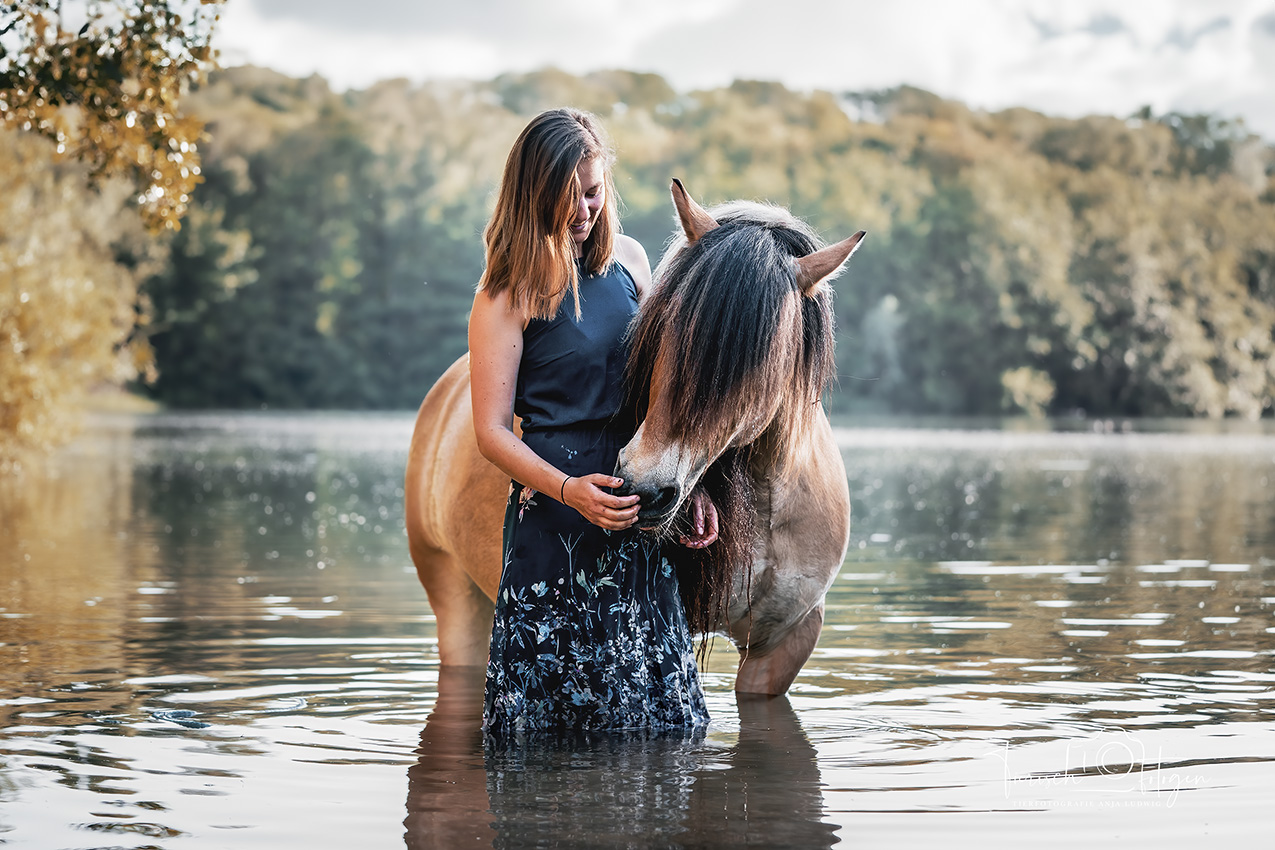 Pferdefotografie am See